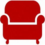 Sofa cleaning service icon in Ajman