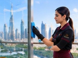 Professional balcony and window cleaning in Dubai