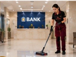 Professional bank and financial office cleaning in Dubai